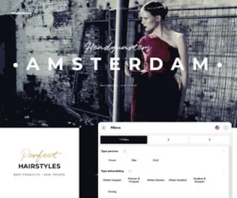 Headquartersamsterdam.nl(Premium Dames & Heren kapsalon in Amsterdam) Screenshot