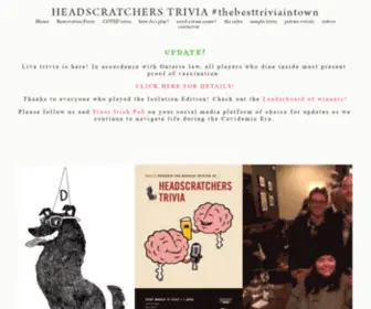 Headscratcherstrivia.com(HEADSCRATCHERS TRIVIA #thebesttriviaintown) Screenshot