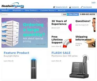 Headsetexperts.com(Headsets) Screenshot
