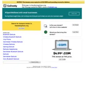 Headsetoptions.org(Web design) Screenshot