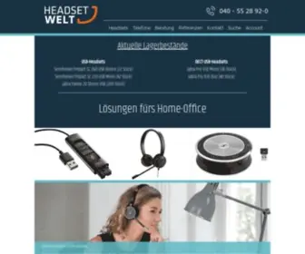 Headsetwelt.de(Das passende Headset von Jabra) Screenshot