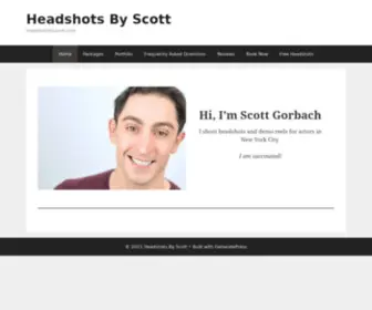 Headshotsbyscott.com(About headshots by scott watch a photoshoot my social media) Screenshot