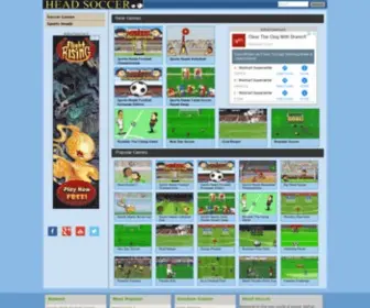 Headsoccer.net(Popular and new head sports game) Screenshot