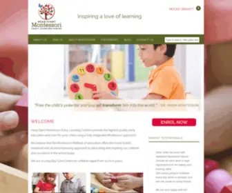 Headstartmontessori.com.au(Inspiring a love of learning) Screenshot