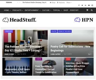 Headstuff.org(A collaborative hub for the creative and the curious) Screenshot