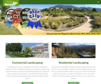 Headsuplandscape.com(Commercial and Residential Landscaping Experts) Screenshot
