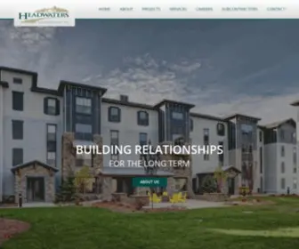 Headwaterscc.com(Headwaters Construction Company) Screenshot