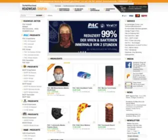 Headwear-Shop.de(BUFF und PAC im HEADWEAR) Screenshot