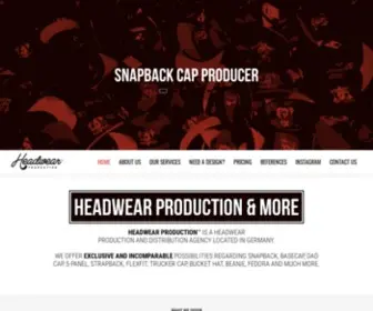 Headwearproduction.com(Headwear producer) Screenshot