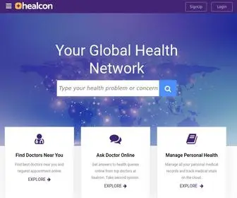 Healcon.com(Healcon) Screenshot