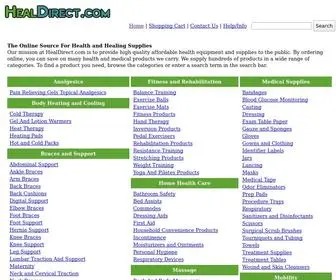 Healdirect.com(Medical and Health Care Producuts) Screenshot