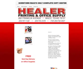 Healerprintingandofficesupply.com(Healer Printing and Office Supply) Screenshot