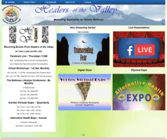 Healersofthevalley.com(Holistic Practitioners) Screenshot