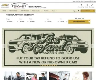 Healeychevrolet.com Screenshot