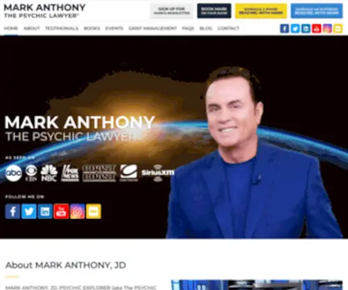 Healgriefwithbelief.com(Mark Anthony) Screenshot