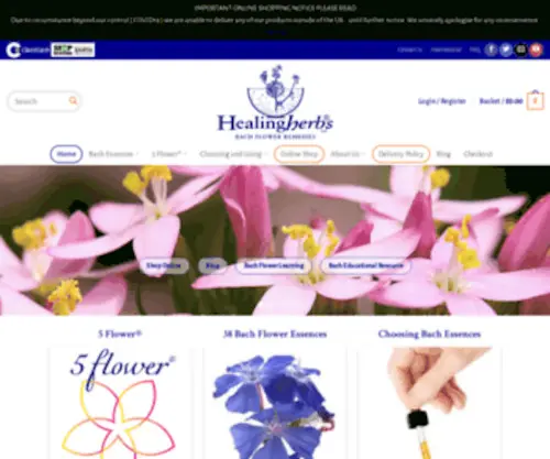 Healing-Herbs.co.uk(Healing Herbs Online Shop) Screenshot