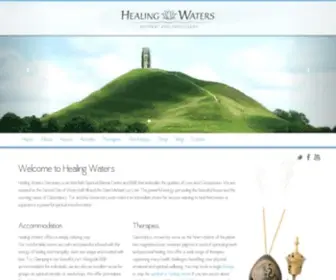 Healing-Waters.co.uk(Retreat and Sanctuary) Screenshot