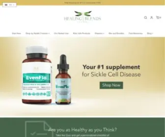 HealingblendsGlobal.com(Healing Blends Global) Screenshot