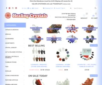 Healingcrystals.com(Healing Crystals) Screenshot