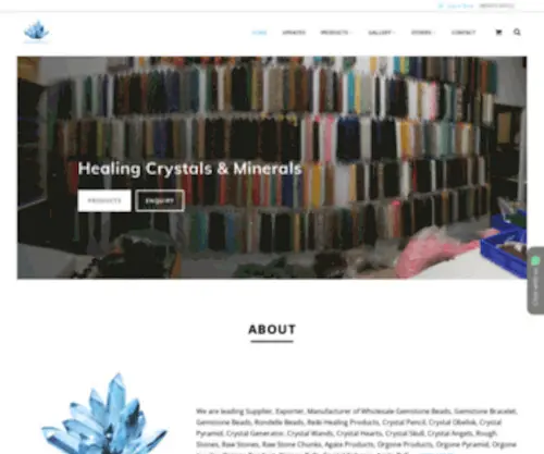 Healingcrystalsandminerals.com(Healing Crystals & Minerals in Jaipur) Screenshot