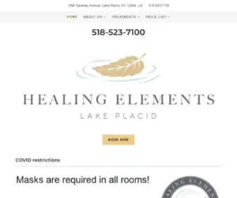 Healingelementslp.com(Healing Elements) Screenshot