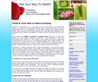 Healingessences.com(Eat Your Way To Health) Screenshot