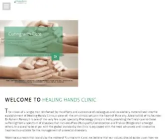 Healinghandsclinic.co.in(India's Leading Proctology Clinic for Piles) Screenshot