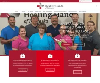 Healinghandsofnebraska.com(Healing Hands of Nebraska) Screenshot