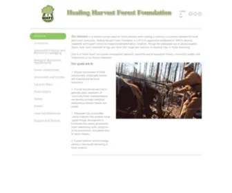 Healingharvestforestfoundation.org(Healing Harvest Forest Foundation) Screenshot