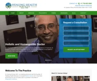 Healinghealthservices.com(Holistic Doctor) Screenshot