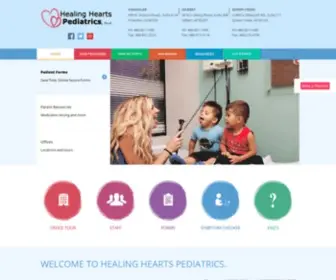 Healingheartspeds.com(Healing Hearts Pediatrics) Screenshot