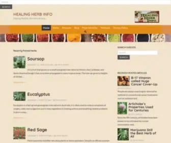 Healingherbinfo.com(Staying healthy the natural way) Screenshot