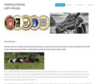 Healingheroeswithhorses.com(Healing Heroes with Horses) Screenshot