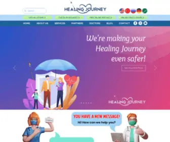 Healingjourney.travel(Health Tourism) Screenshot