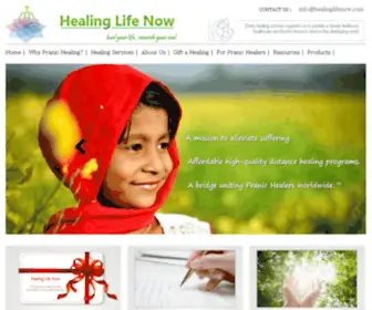 Healinglifenow.com(Healing Life Now) Screenshot