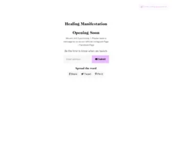 Healingmanifestation.com(World’s finest source to buy healing crystals.Crystal therapy) Screenshot