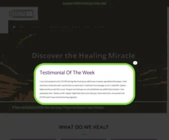 Healingmiracle.org(Free Healing & Cure for Allergies) Screenshot