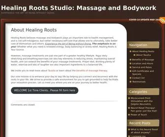 Healingrootsmassage.net(Healing Roots Studio) Screenshot