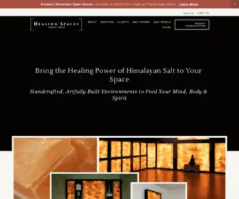 Healingspacesdb.com(Himalayan Salt Room Builder) Screenshot