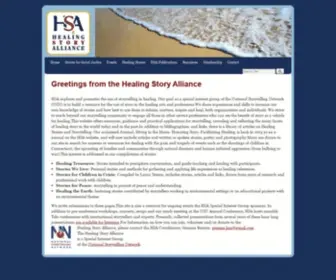 Healingstory.org(National Storytelling Network) Screenshot