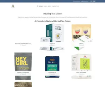 Healingteasguide.com(Healing Teas Guide Home) Screenshot