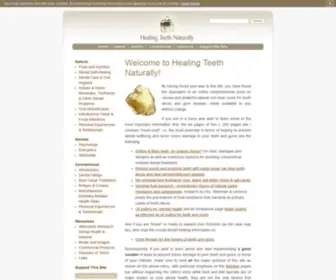 Healingteethnaturally.com(Healing Teeth Naturally) Screenshot