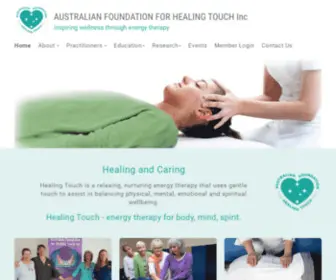 Healingtouch.org.au(AFHTI facilitates Healing Touch in Australia and) Screenshot