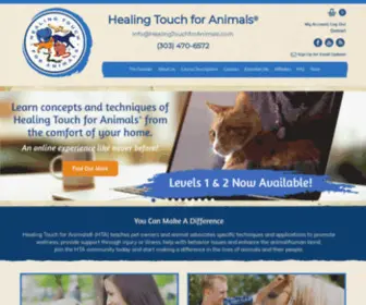 Healingtouchforanimals.com(Healing Touch for Animals) Screenshot