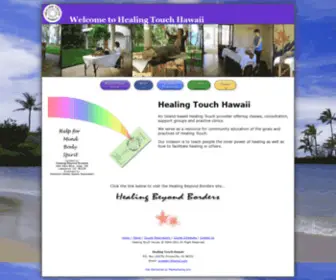 Healingtouchhawaii.net(Healing touch hawaii) Screenshot