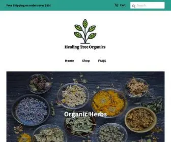 Healingtreeorganics.com(Healing Tree Organics) Screenshot