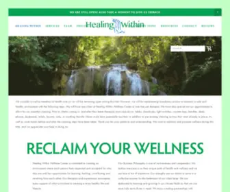 Healingwithinmn.com(Healing Within Wellness Center) Screenshot