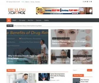 HealingXchange.com(Health Blog) Screenshot