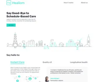 Healiom.com(Say Good) Screenshot