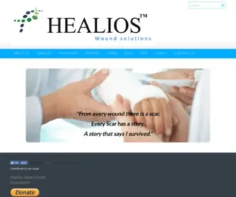 Healioswoundsolutions.com(Healios Wound Solutions) Screenshot